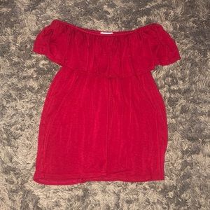 Off the shoulder cute shirt!